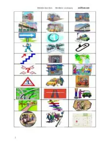 transportation and getting around vocabulary and speaking exercises